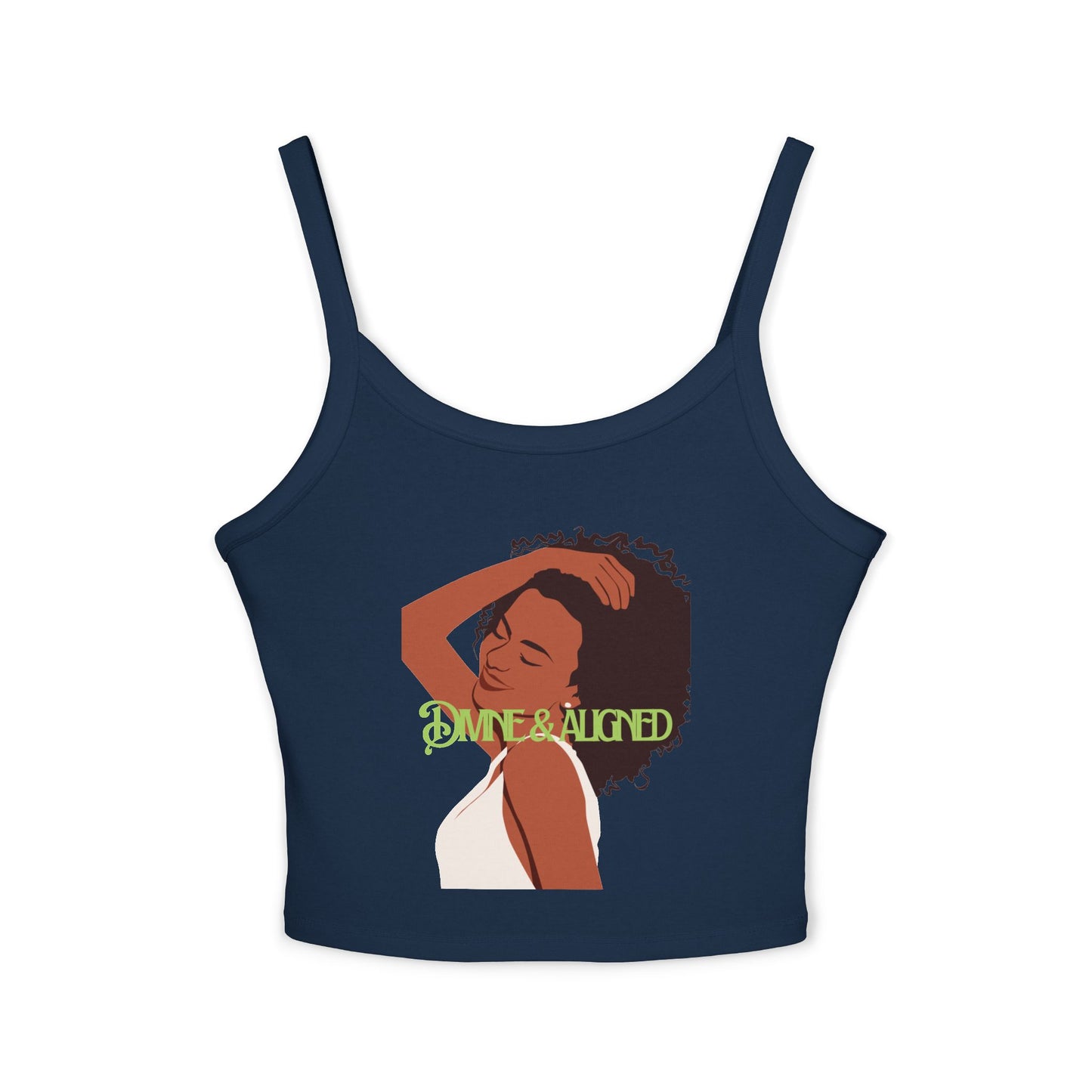 Empowering Women's Spaghetti Strap Tank Top, Casual Summer Wear, Self-Love Apparel, Gift for Her, Spiritual Fashion